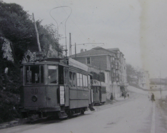 Tranvias de Santander , c 1950, fotografo desconocido