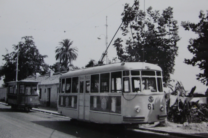 Tranvias de Malaga , c. 1950, fotografo desconocido