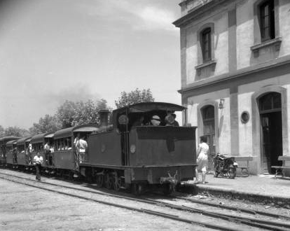Reus á Salou , año 1960, Estación de Salou, Archivo Cuyas, Fondo ICC