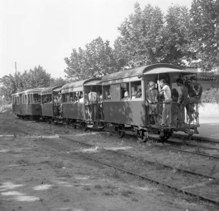 Reus á Salou , año 1960, Estación de Salou, Archivo Cuyas, Fondo ICC