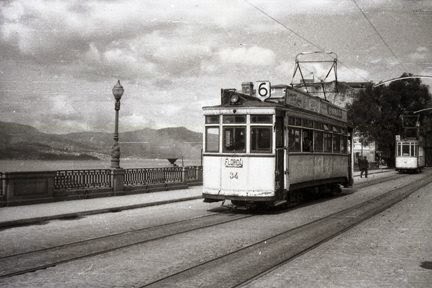 Tranvia de Vigo a Porriño , foto Trevor Rowe, fondo MVF