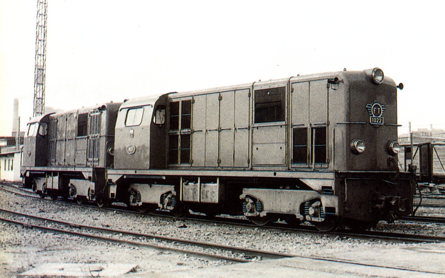 Locomotora Alsthom en los Talleres Vicálvaro