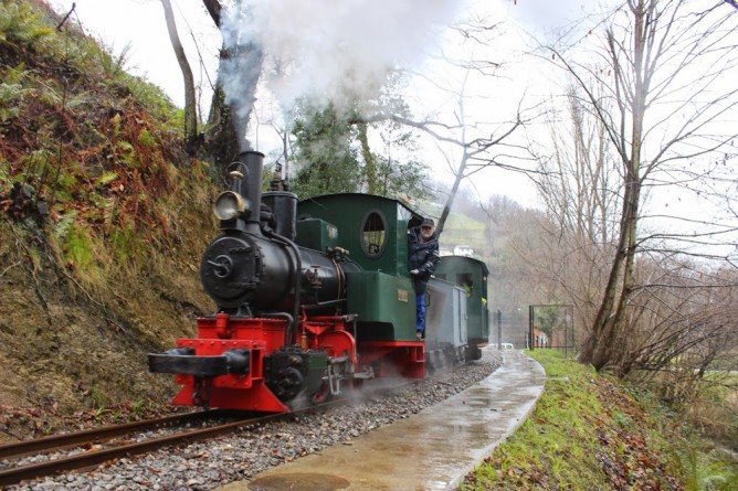 Tren turistico con la locomotora Maffei