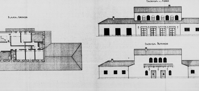 Aguilas a Cartagena , plano de la estacion Principal , AGA 24-10589