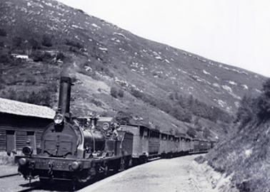 Alar á Santander ,Locomotora EL SAJA, archivo Manuel López -Calcderon Barreda