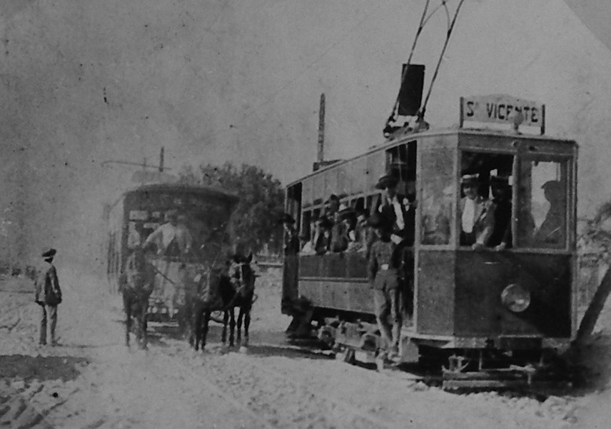 Tranvias de Alicante, año 1924 , archivo historico BBVA