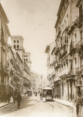 Alicante , tranvia de sangre en la calle Princesa, Archivo A.V.