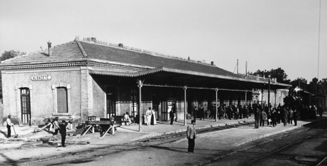 Antigua estación de Albacete , fotografo desconocido