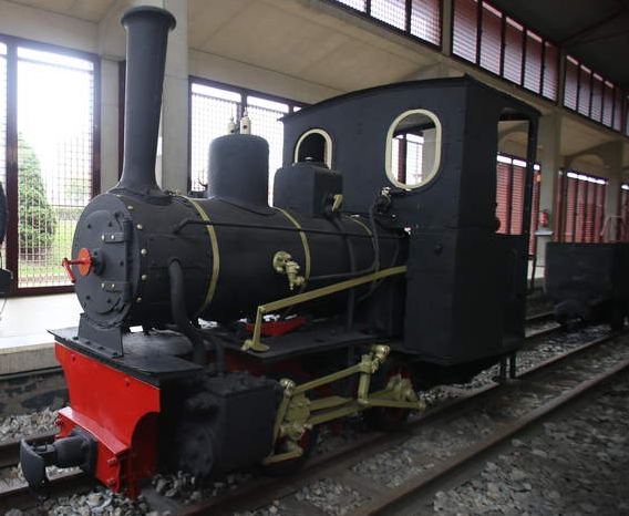 Antracitas de Gaiztarro, locomotora Henschel 8457del año 1907, en el museo de Ponferrada