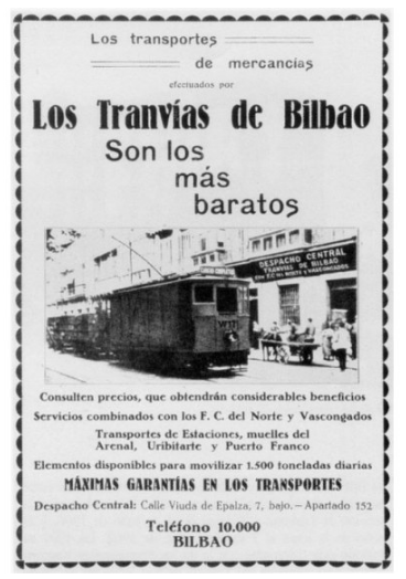 Anuncio del año 1926 , archivo Euskomedia Fundazioa