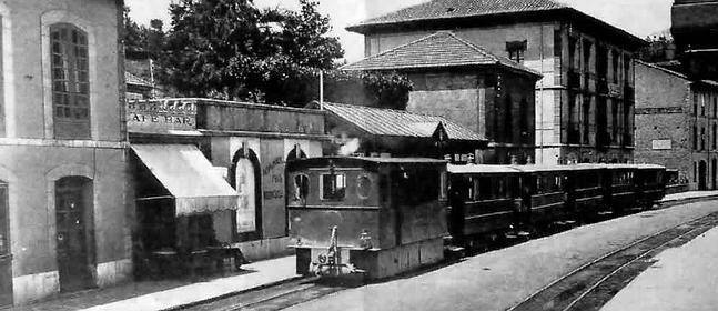 Asturias tranvia a vapor de Arriondas a Covadonga, fondo JPT