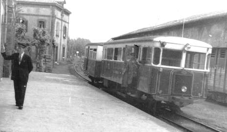 Automotor del Ferrocarril del Bidasoa, foto Trevor Rowe, archivo MVF