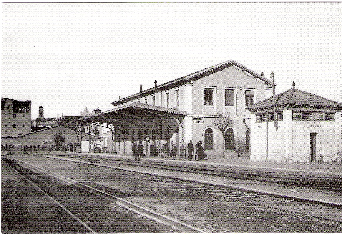 Barbastro, estación, fondo José Luís Pérez Galindo