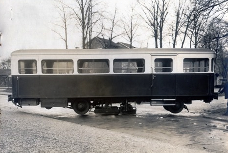 Bidasoa. Sistema de giro para los automotores monocabina Verney, archivo Euskotren MVF