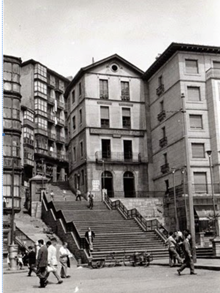 Bilbao Calzadas, foto Juan Bautista Cabrera , fondo MVF-Euskotren