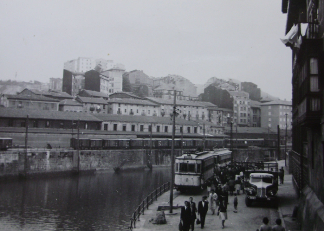 Bilbao a Durango, año 1960, fotografo desconocido, fondo J. Aranguren