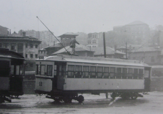 Tranvía de Bilbao a Durango y Arratia , fotografo desconocido, fondo J. Aranguren