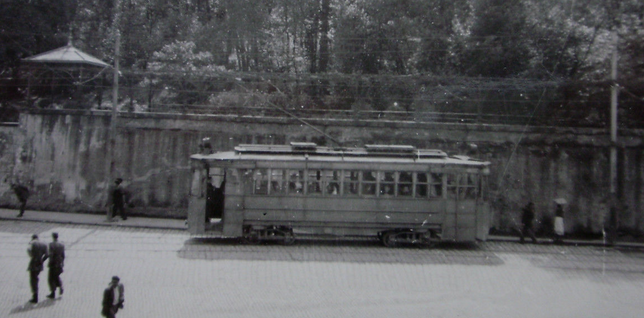 Linea de Bilbao a Portugalete , año 1950, fondo Gustavo Reder