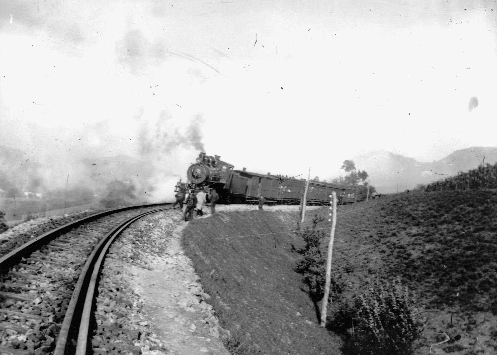 Bilbao a San Sebastian - Vascongados, Locomotora Porter , fondo MVF