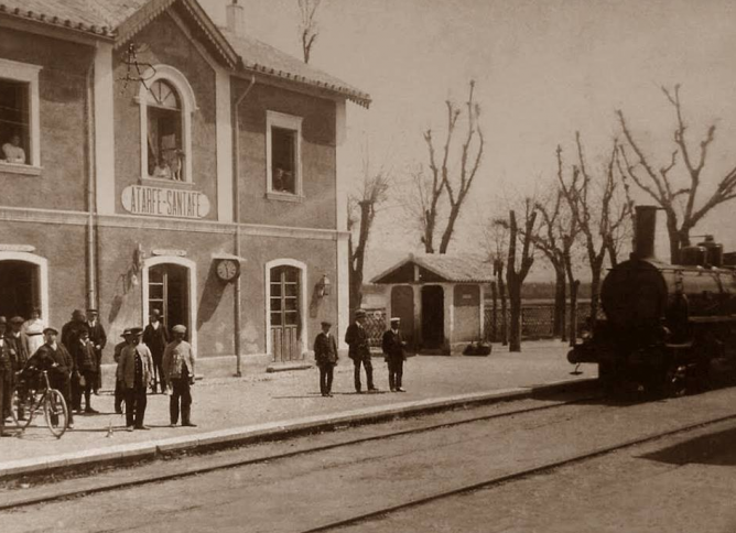 Bobadilla á Granada , estacion de Atarfe Santa Fe, Fondo Pacheco