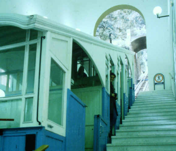 Cabina del Funicular a Sant Joan, octubre 1991, foto J. Coll