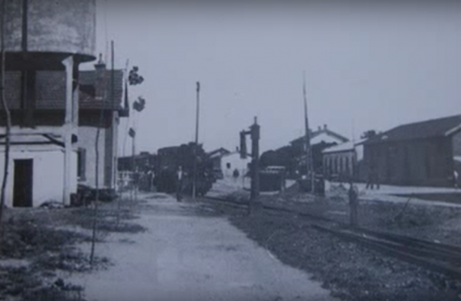 Calahorra a Arnedillo, aguada de estación. Archivo Enrique Diez