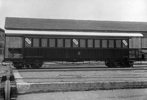 Ceuta a Tetuan coche unificado de 3ª clase, Archivo Historico de Zaragoza