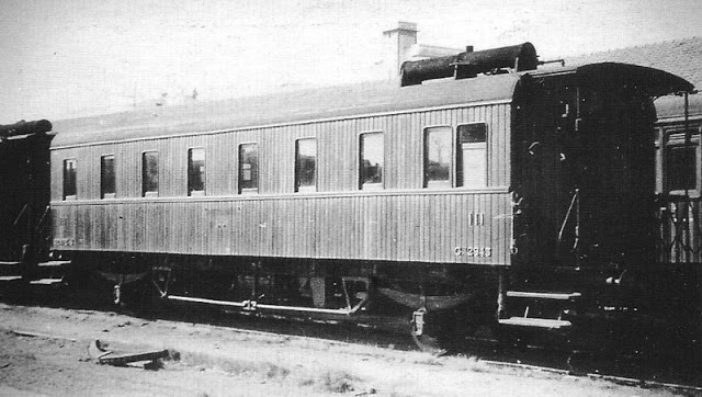 Ex Central de Aragón coche de 3ª clase ( Renfe Cfhv 2943)