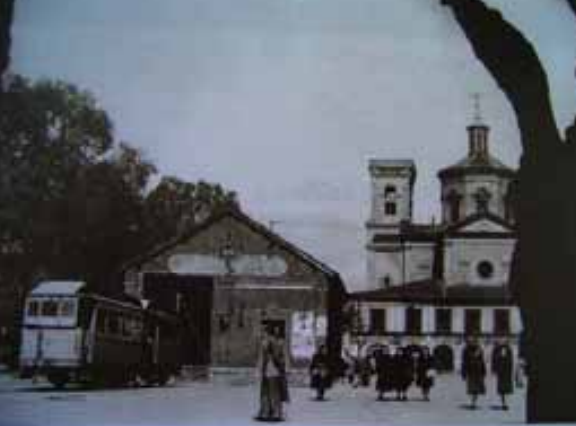 Cocheras del Rincon de la Aduana, año 1911, archivo Arraul Bajo 