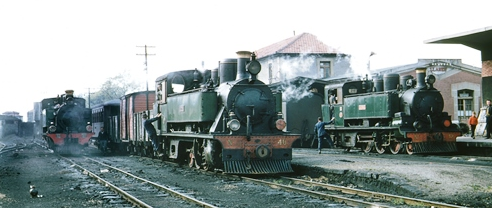 Económicos de Asturias y Fc del Cantábrico, Estación de Llanes, Foto Peter Willen, archivo Euskotren MVF