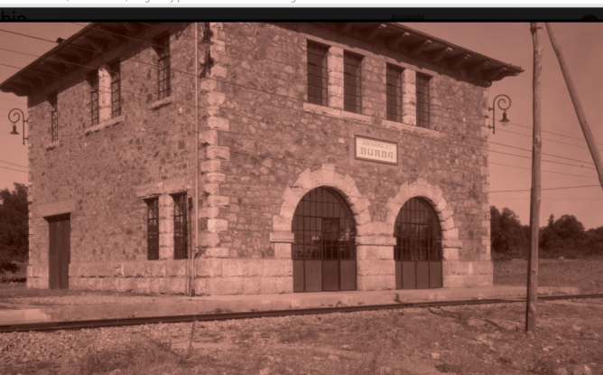 Edificio de la subestación de Burba en Ancin,