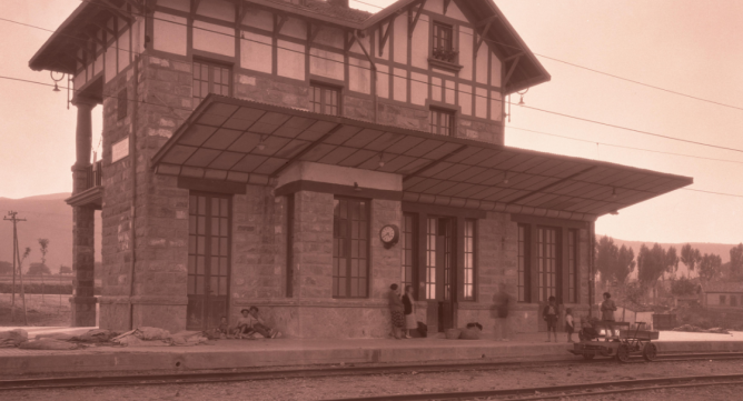 Estacion de Acedo - Los Arcos , 28 de septiermbre de 1931,