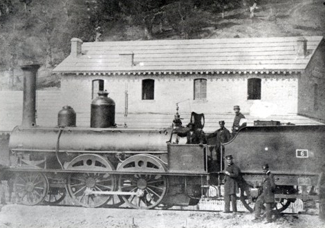 Estacion de Alsasua, enlace de Norte con el Pamplona á Zaragoza. Archivo Euskotren-MVF