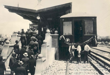 Estacion de Bordeta , archivo Ricardo Fernandez Valentí