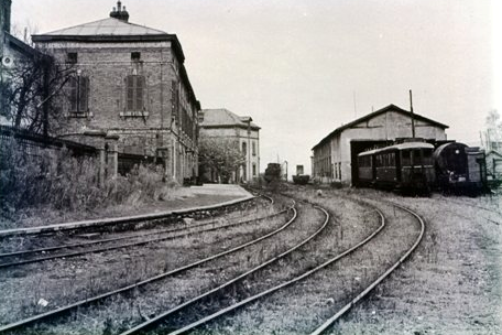 Estacion de Irun - Kostobe, foto Juan Bautista Cabrera , Archivo MVF-Euskotren