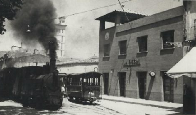 Estacion de La Bisbal. Fotografo Riera