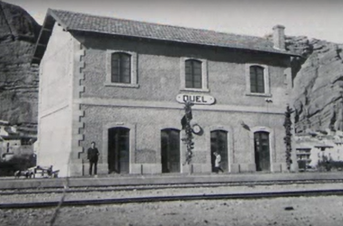 Estacion de Quel , archivo Enrique Díez