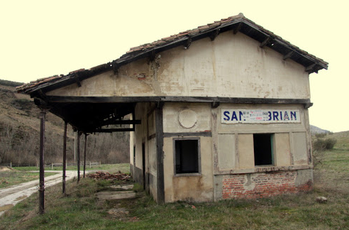 Estacion de San Cebrian, Foto . J.M. Sanchis 1996