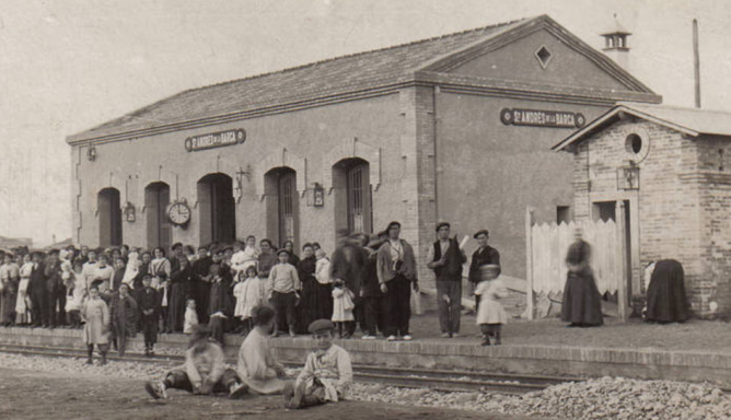 Estación de Sant Andreu de la Barca, colección Josep Amigó Lloverol