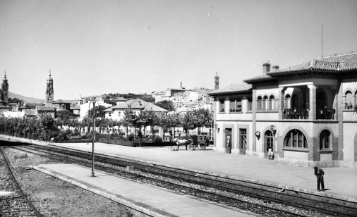 Estacion de Tarazona , Postal comercial