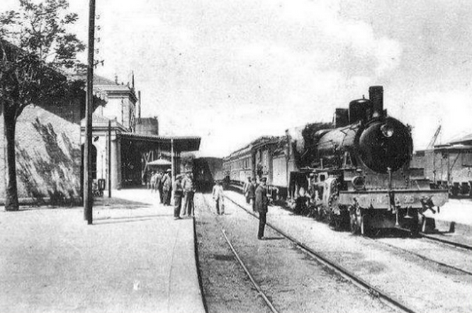 Estación de Tarrasa, fotografo desconocido