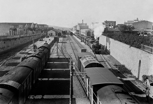 Estacion de Villafranca del Penedes, c.1930, Archivo Roisin. IEFC-ACM-9.14548