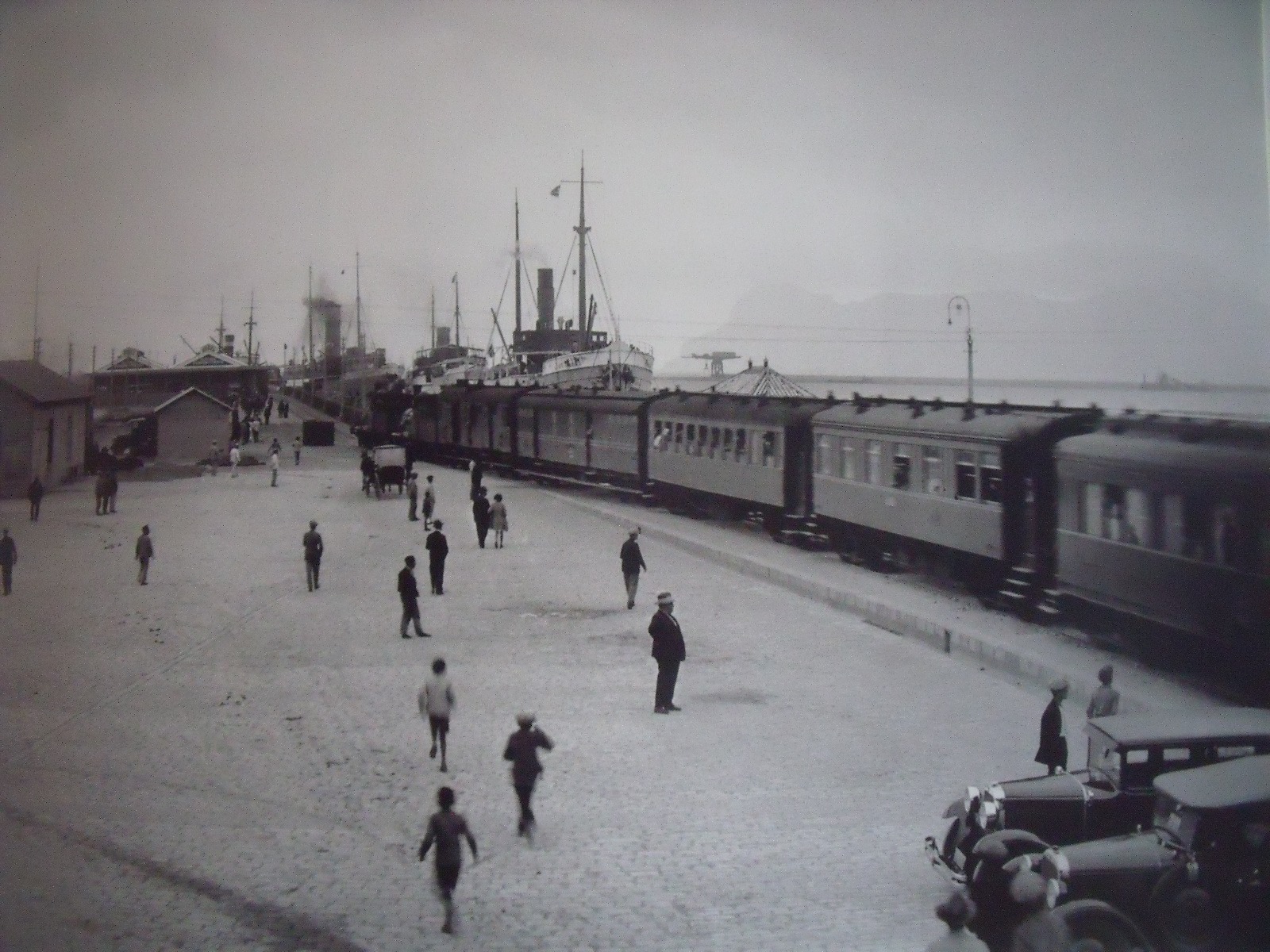 Estacion del Puerto La galera Algeciras , año 1929, foto APBA