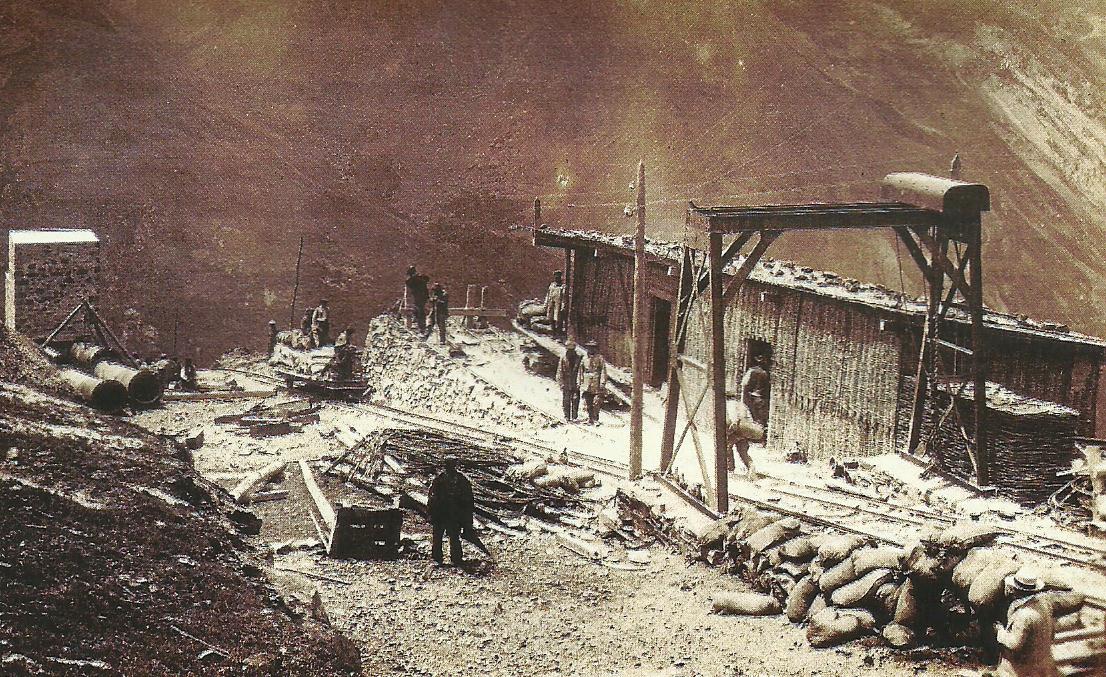 Estacion intermedia del funicular de Capdella, fondo  Museo Hid