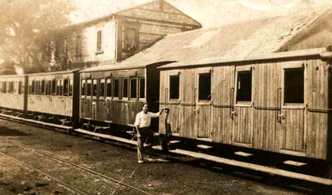 Estación de Almorox. Archivo Jose Floes y Sanchez-Arjona