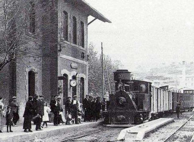 Fc Catalanes , Estación de Olvan - Berga, fotogarfo desconocido