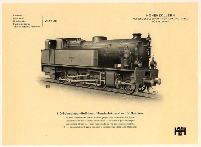 Foto de Fábrica de Hohenzollern , locomotora de Fc de Tharsis