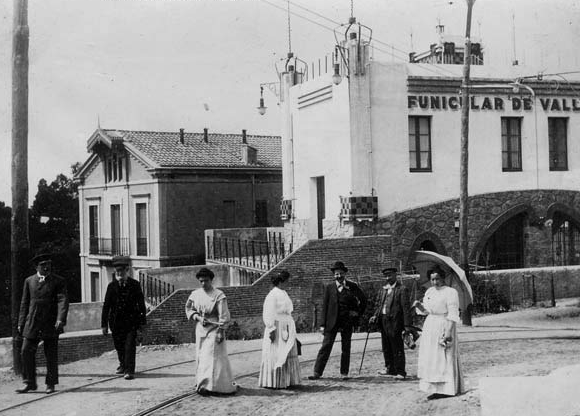 Funicular de Vallvidrera, autor desconocido, Coleccion Hugo Manzoni