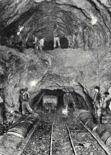 galeria-de-avance-del-tunel-de-somport-revista-adelante-ano-1911