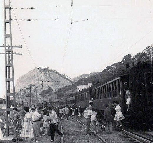 Garraf, estación , archivo familia Miñarro Aosta